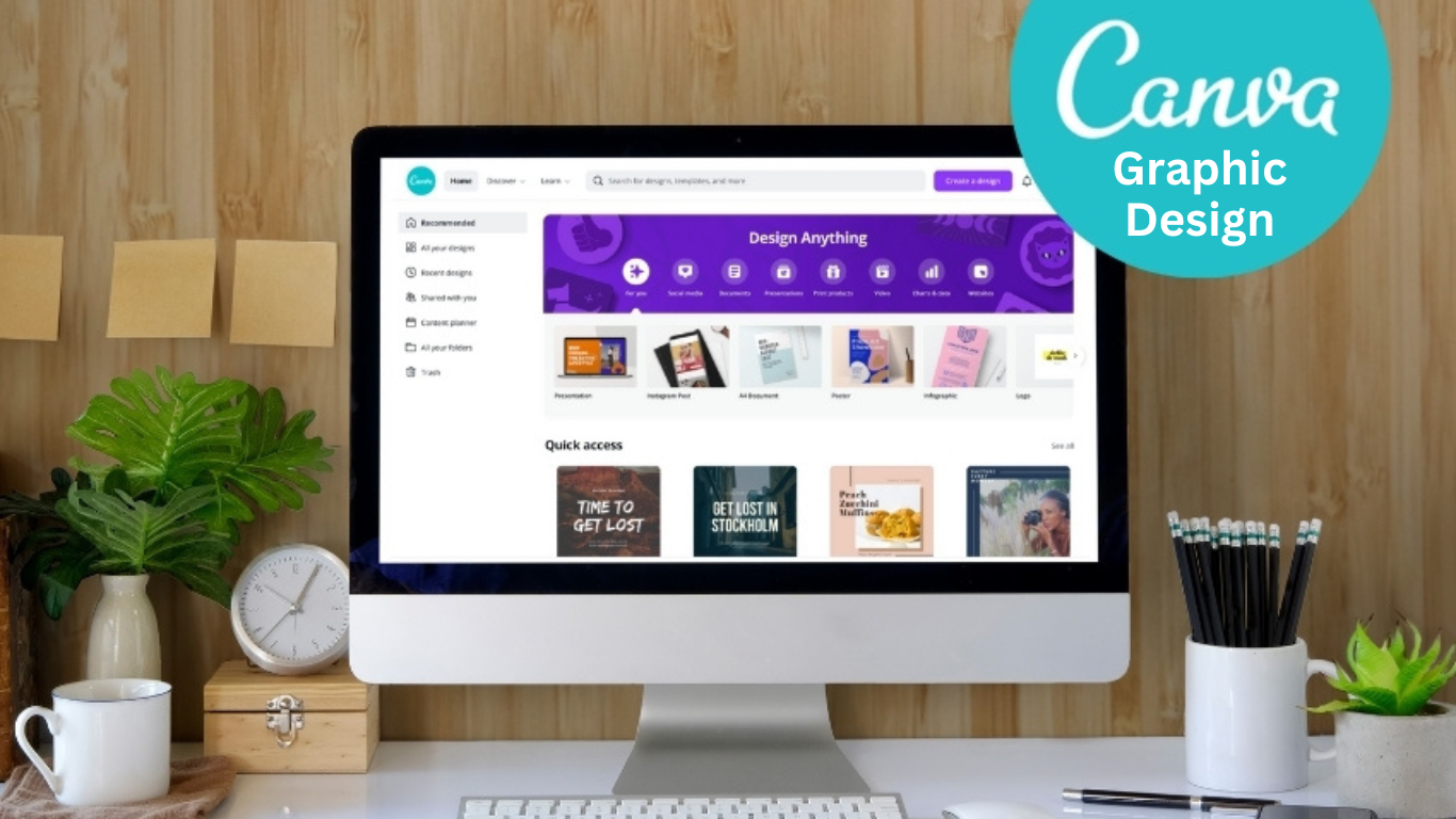 Graphic Design (Canva) course Cover Image